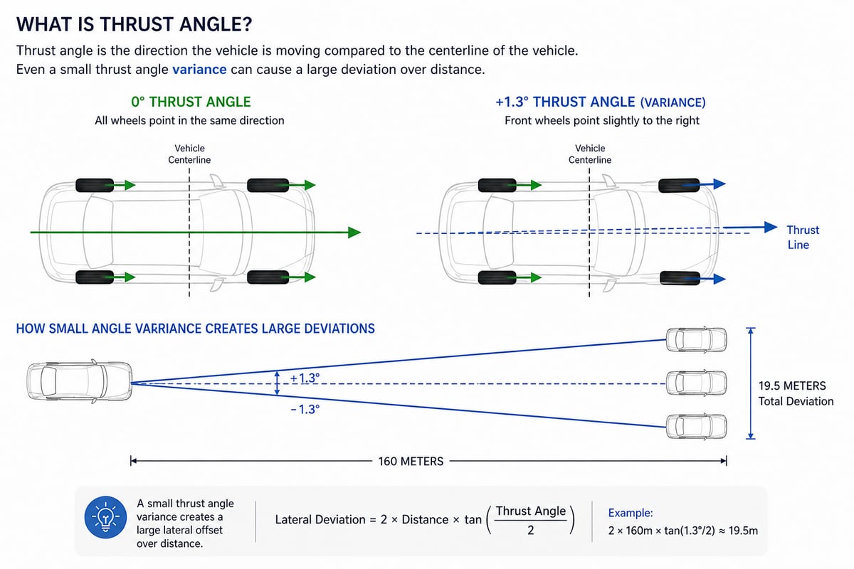 Illustration Thrust Angle
