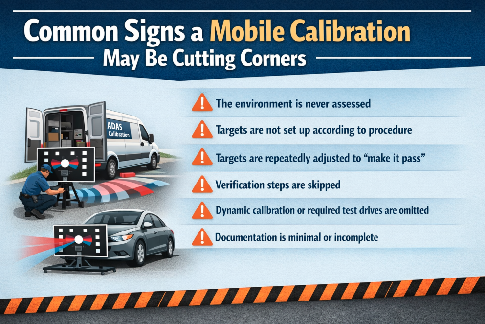 Common signs a mobile calibration may be cutting corners